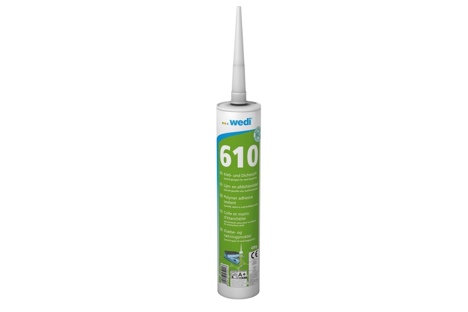 Montagekleber "Wedi 610" Kleb- und Dichtstoff 310 ml/Kartusche für Bauplatten und Duschelemente