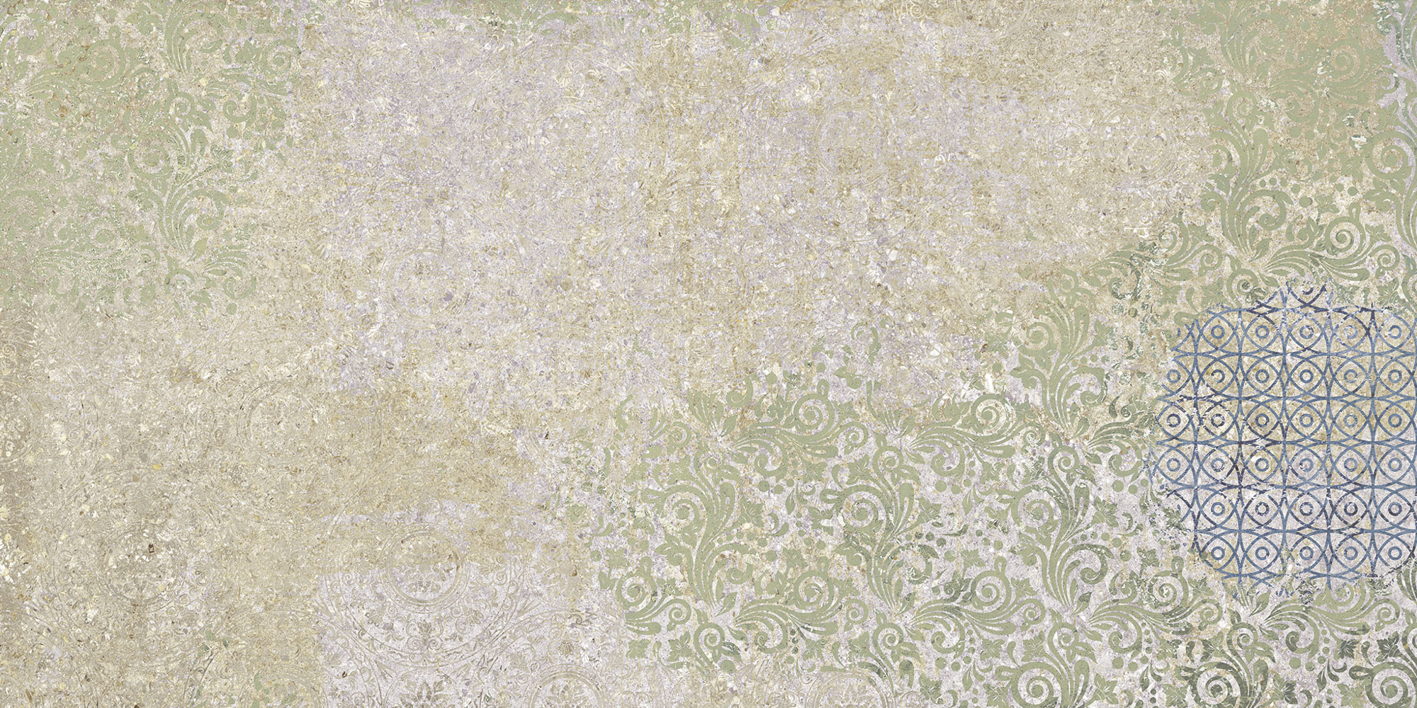Aparici Fliese Teppichoptik Vintageoptik Bohemian Blend Bodenfliesen Wandfliese bunt mehrfarbig 50x100 cm