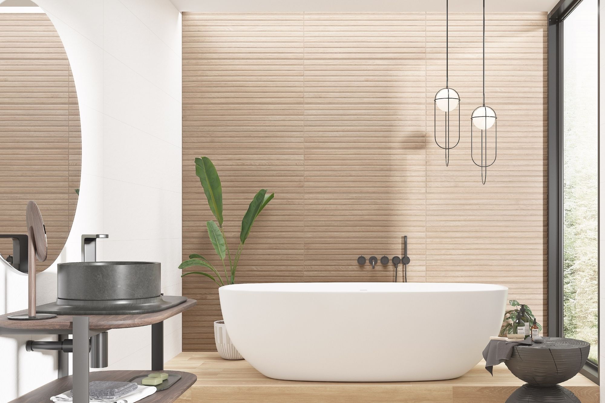 OS-Vorschaugv3KMrULUIQzp Wandfliese Dekor Eiche Wandpaneele Holzoptik 33,3x90cm Japon