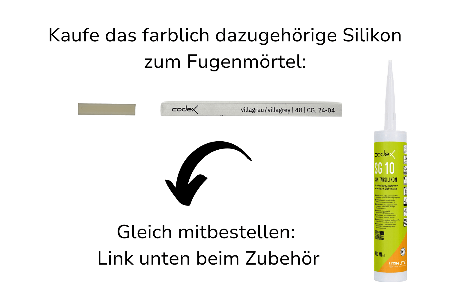 Fugenmörtel für Fliesen & Naturstein "Codex Brillant Cristal" villlagrau |schnell erhärtend flexibel 5 kg