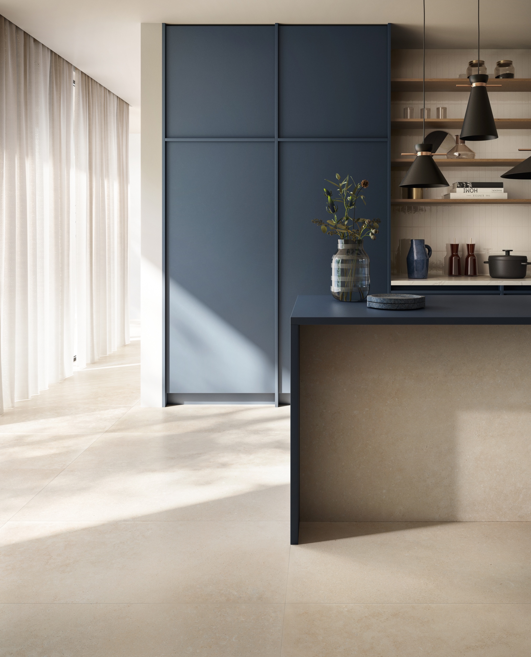 Fliese Steinoptik Unionstone 2 Olimpia Avorio Sant Agostino Natursteinoptik sand beige
