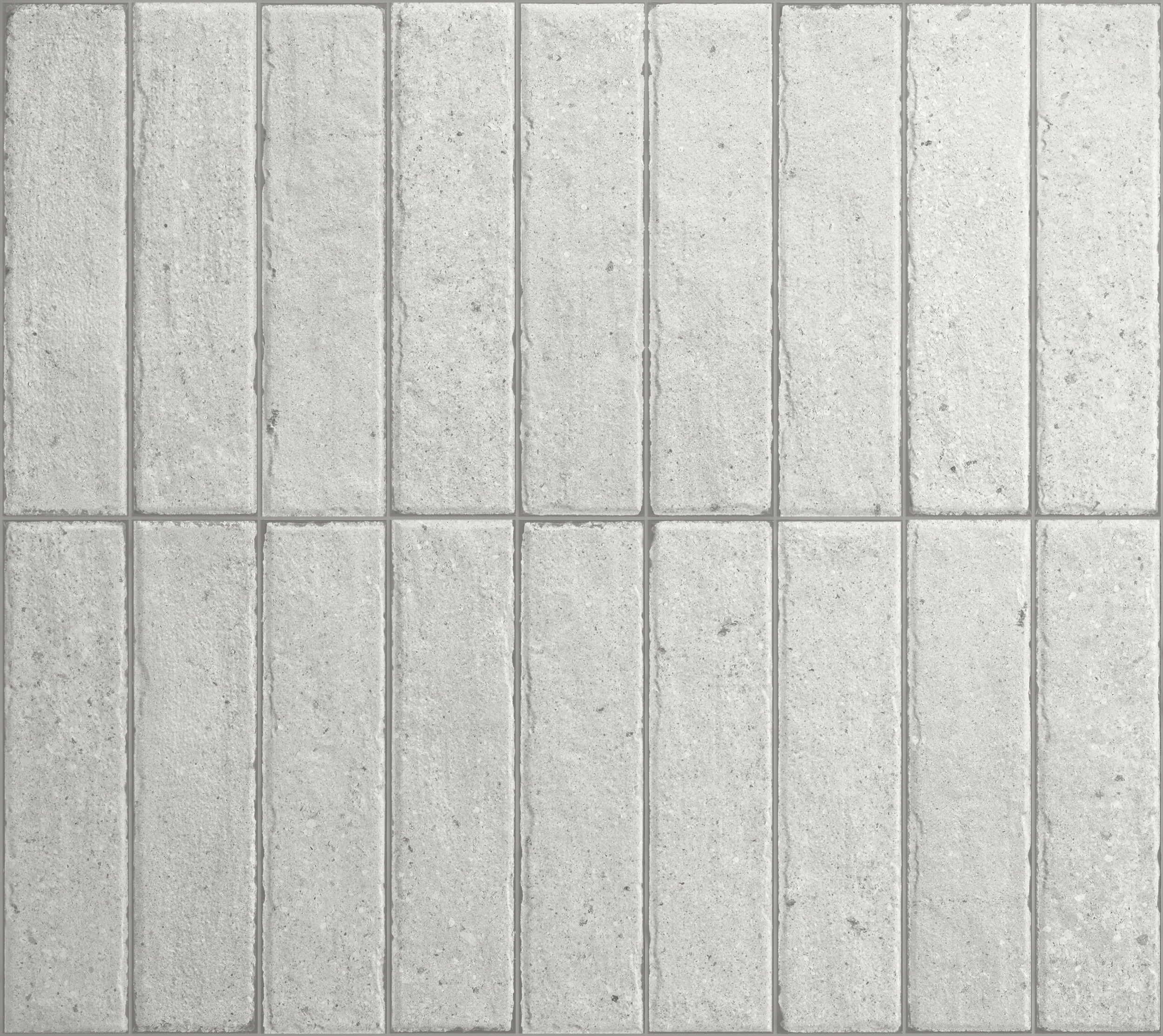 Fliese unregelmäßige Oberfläche 5x20 cm "Tetris Block Pearl" hellgrau matt