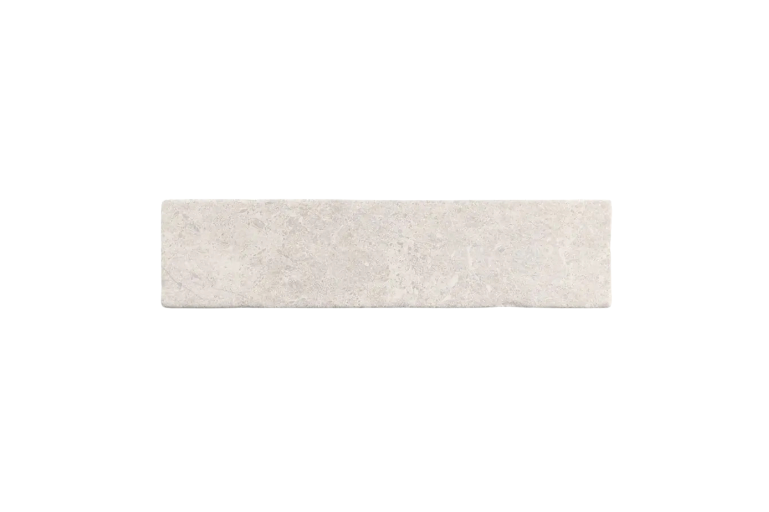 RESTPOSTEN Fliese unregelmäßige Oberfläche 7,5x30 cm "Dolmen Ash" hellgrau matt 