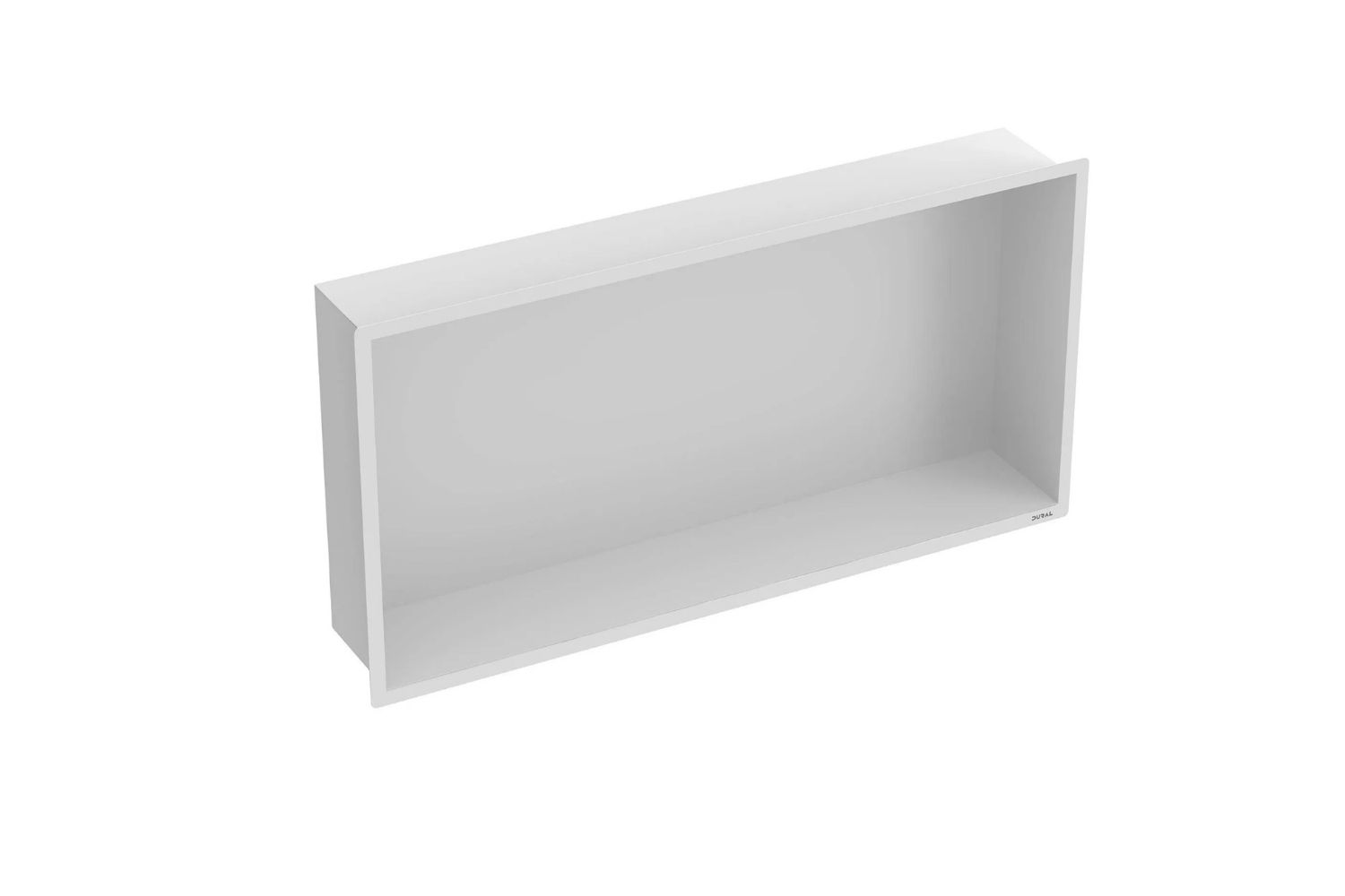 Dural Duschnische Edelstahl "DURANICHE pro" weiß matt pulverbeschichtet  - 30 × 60 × 10 cm