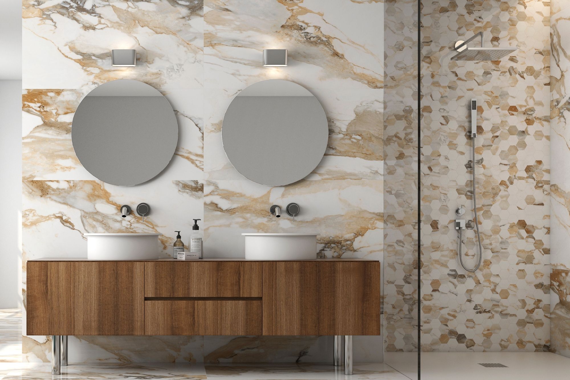 OS-VorschauW4TdruHL8OTDK ABVERKAUF Fliese Paonazzetto-Marmoroptik weiß-beige matt 60x60 cm "Crash Beige" rektifiziert