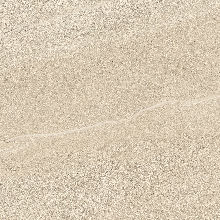 Fliese Sandstein-Optik beige 60 x 60 cm "Eddystone Arena" Feinsteinzeug rektifiziert