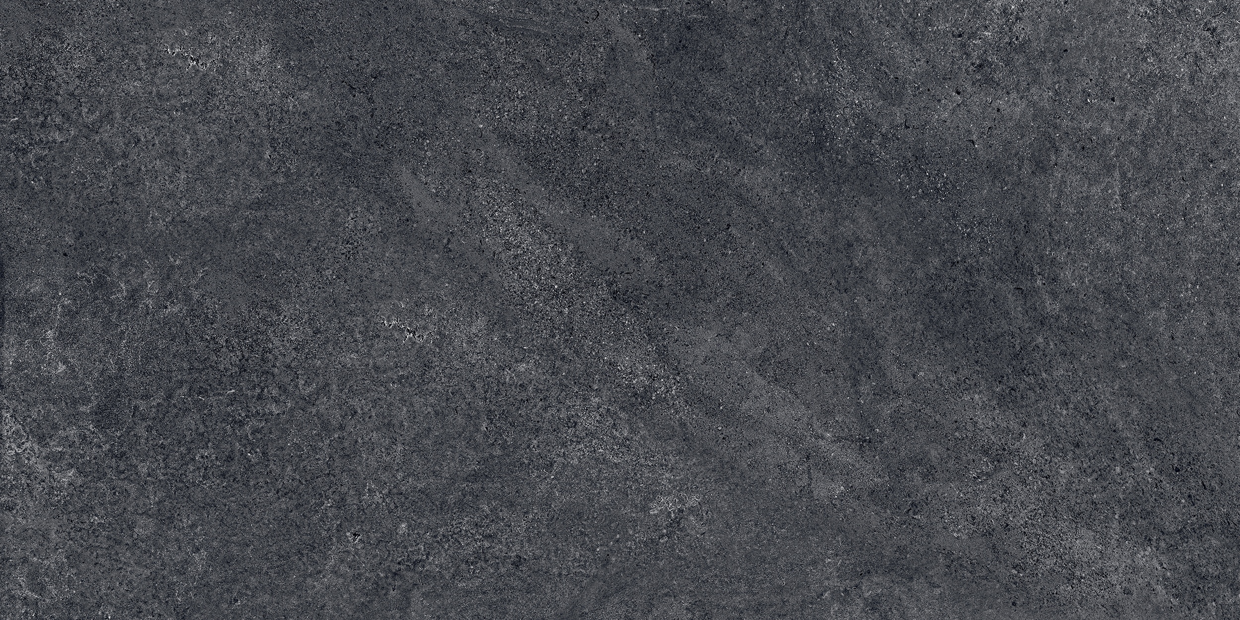 60x120 cm Fliese Natursteinoptik Sant Agostino Bergstone Black Steinoptik dunkelgrau schwarz