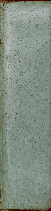 Tetris-Sage-Luc_06_ Fliese unregelmäßige Oberfläche 5x20 cm "Tetris Sage" grau-grün glänzend