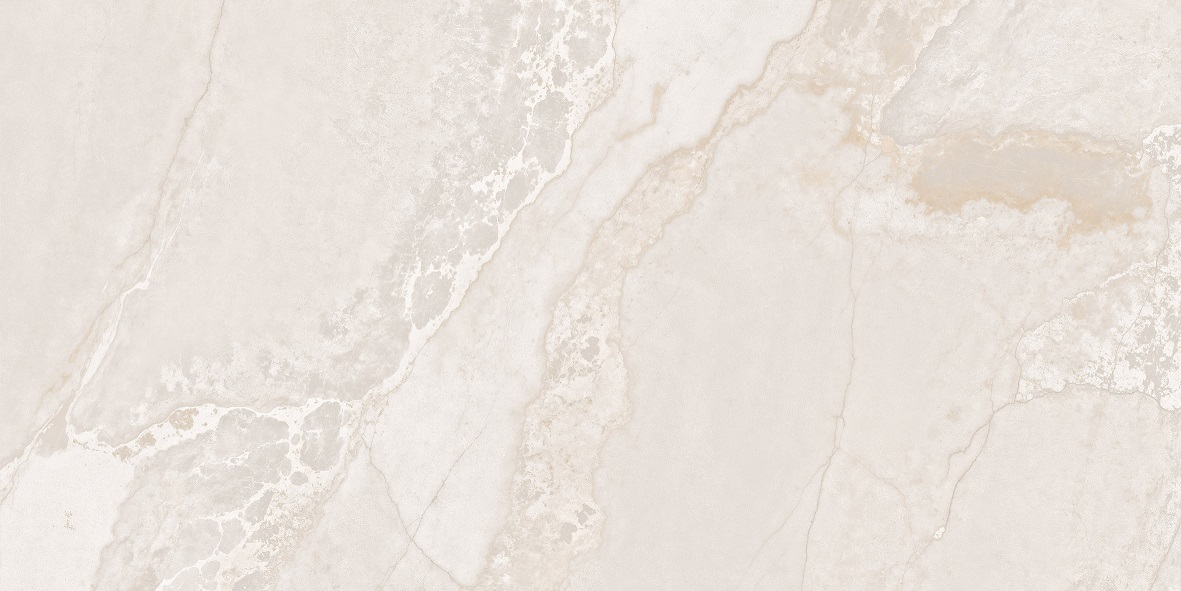 Fliese Metalloptik beige matt 60x120cm "Planet Cream" Feinsteinzeug rektifiziert - mit fühlbarer 3D-Struktur