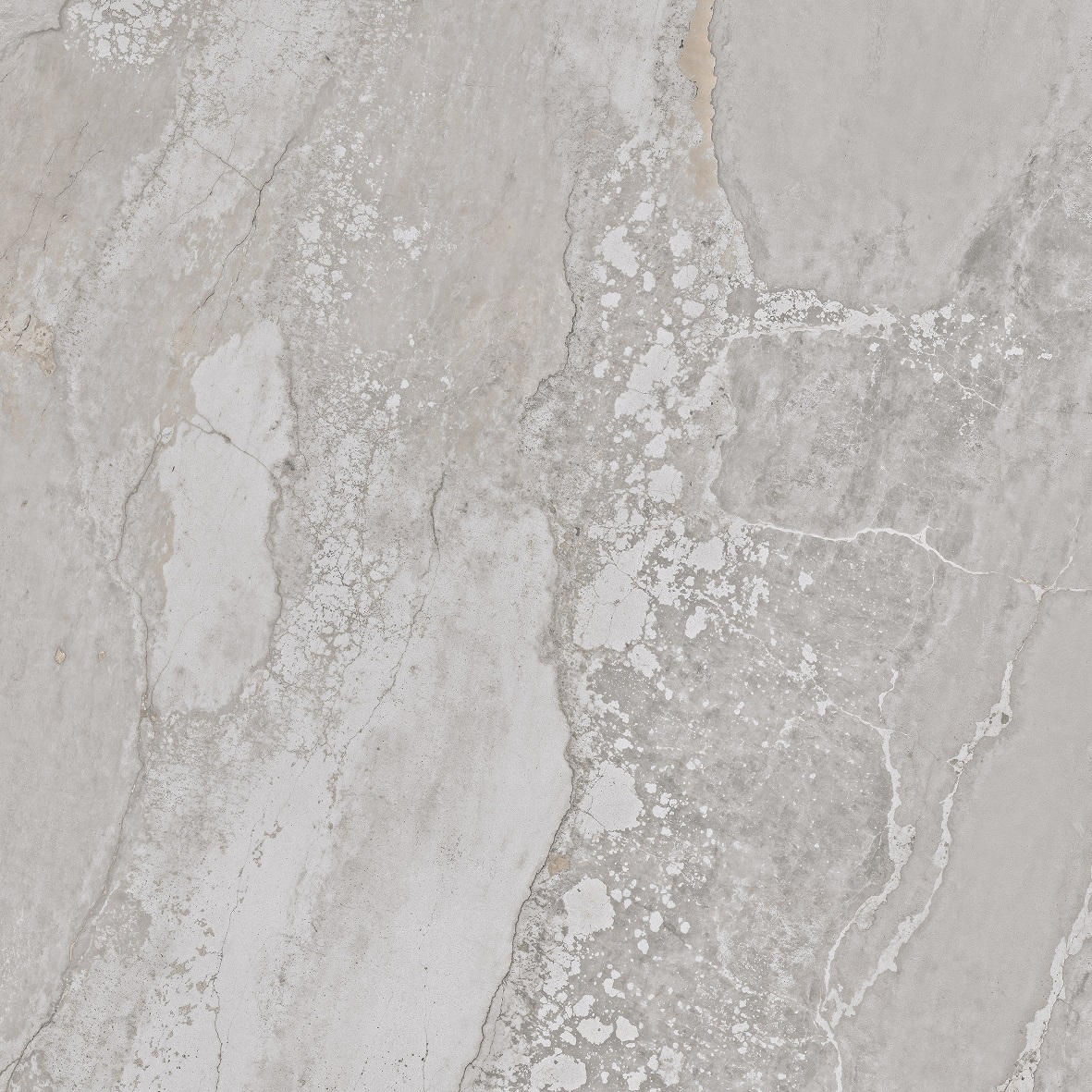 Fliese Metalloptik grau matt 120x120cm "Planet Grey" Feinsteinzeug rektifiziert - mit fühlbarer 3D-Struktur