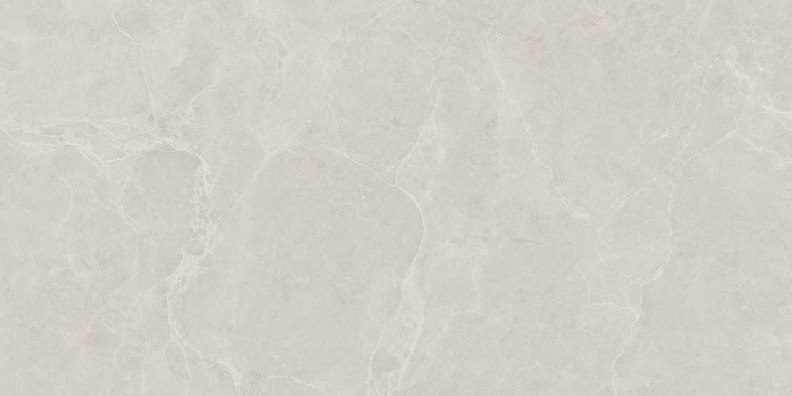 Fliese Steinoptik hellgrau 60 x 120 cm "Omega Blanco" Feinsteinzeug rektifiziert