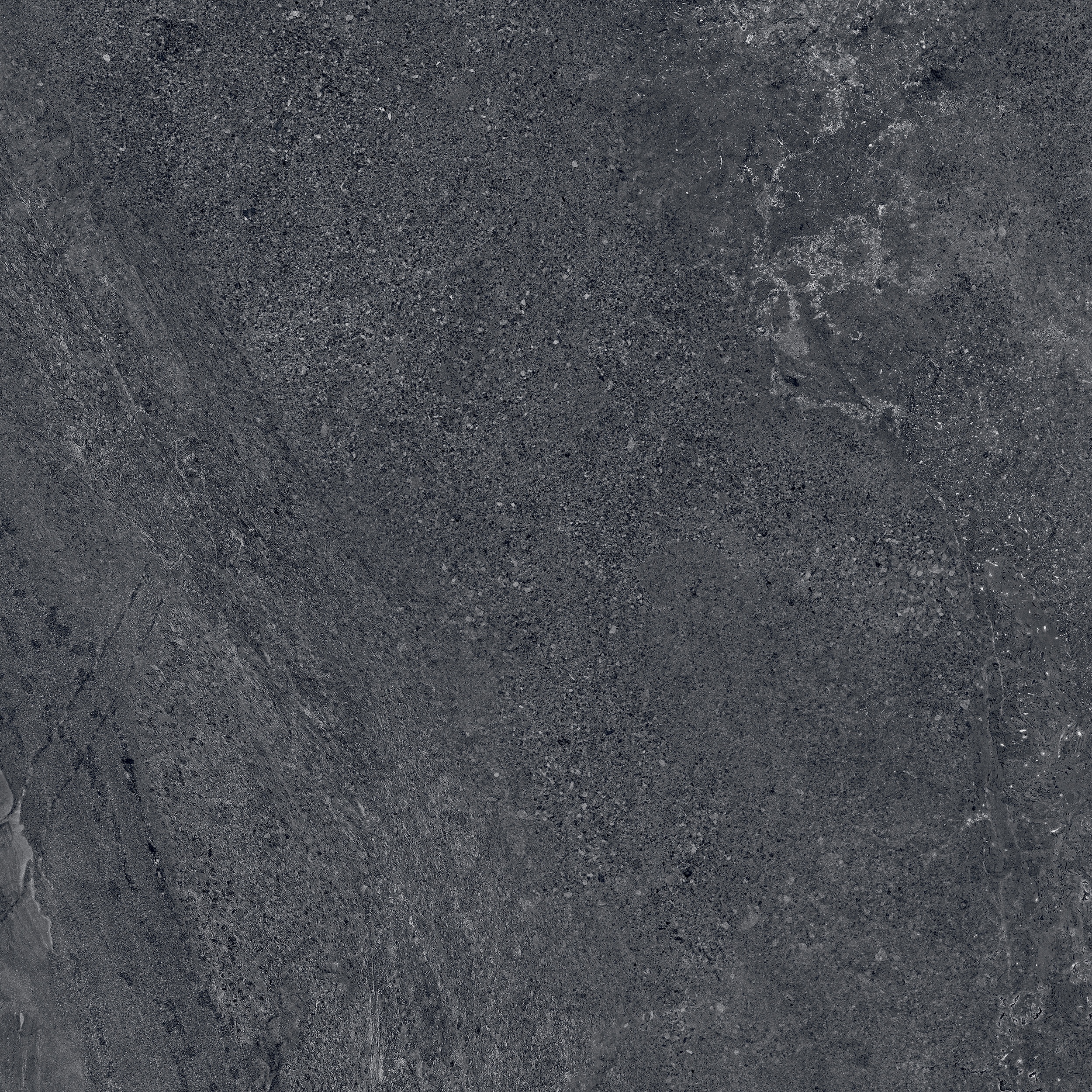 60x60 cm Fliese Natursteinoptik Sant Agostino Bergstone Black Steinoptik dunkelgrau schwarz