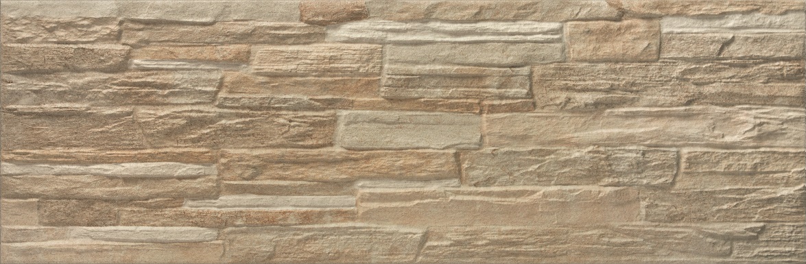 Verblender-Fliese beige 17x52 cm "Mubi Beige" Wandverblender Naturstein-Optik Feinsteinzeug