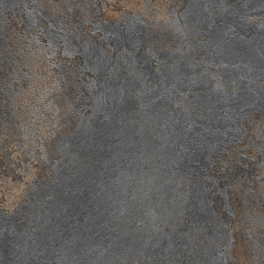 Fliese Natursteinoptik grau-blau matt 90 x 90cm  "Nebula Cobalt" Feinsteinzeug mit fühlbarer 3D-Steinstruktur