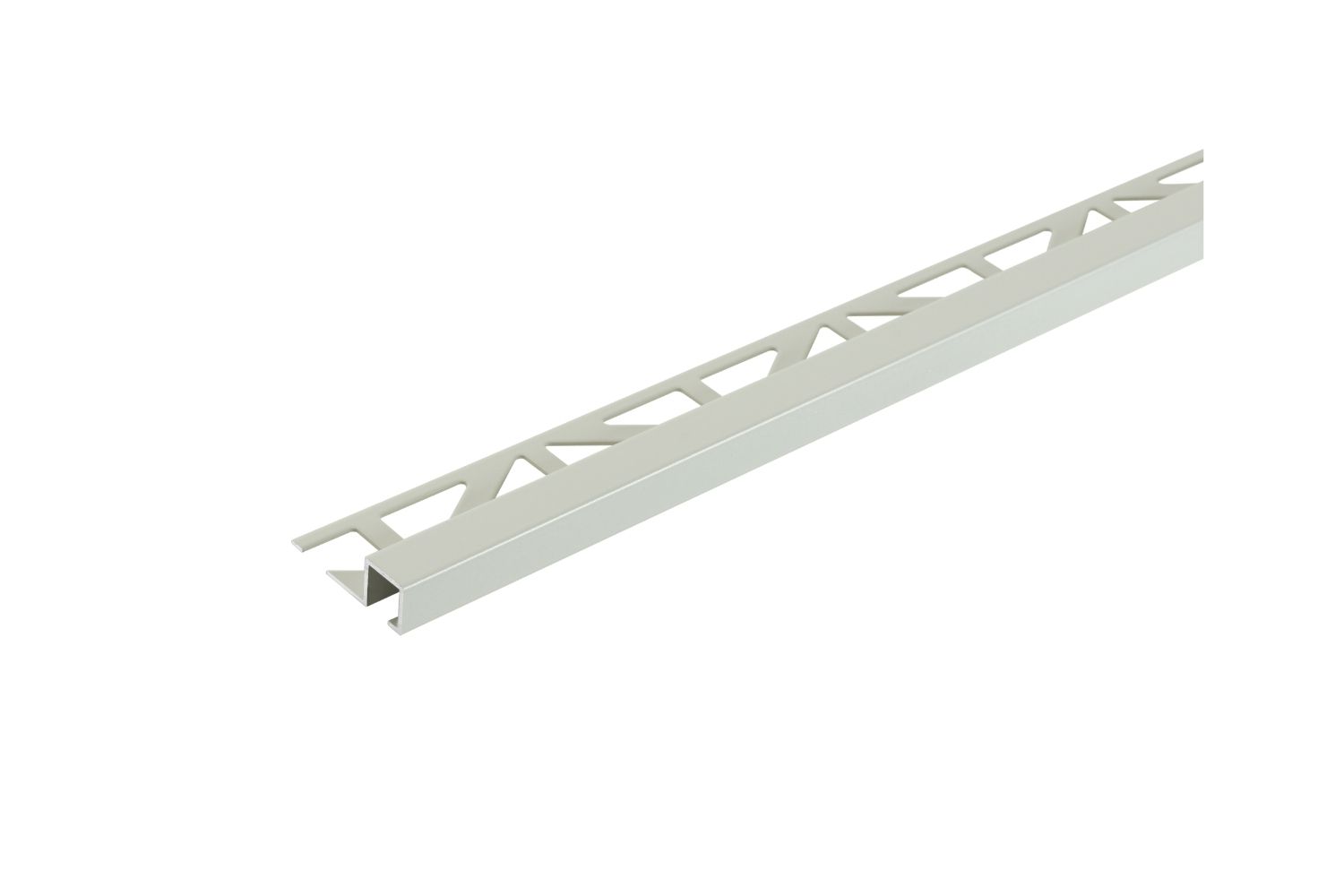 Dural Quadratprofil sand SQUARELINE pulverbeschichtet Aluminium-Abschlussschiene 250 cm