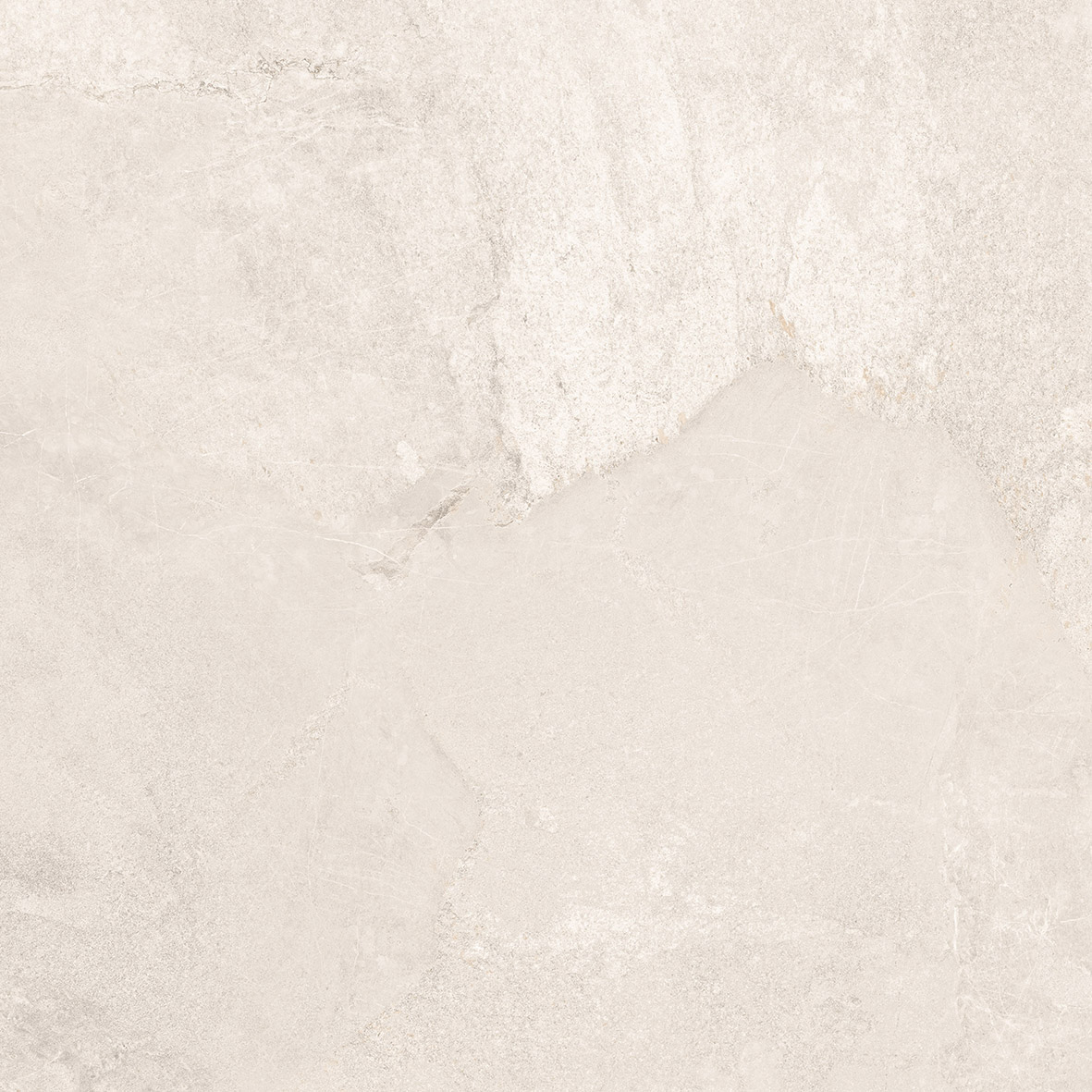Fliese Natursteinoptik beige matt 60 x 60 cm "Moon Sand" Feinsteinzeug mit fühlbarer 3D-Steinstruktur