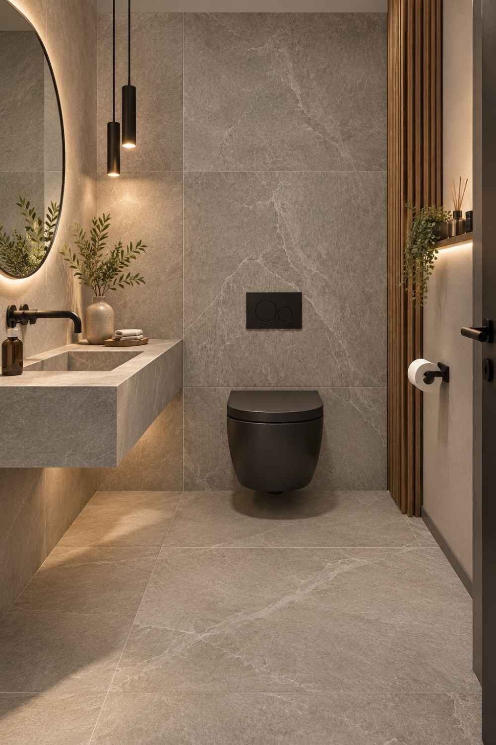 Restposten Fliese Steinoptik Braun 80x80cm matt "Kaprun taupe" Kerateam Feinsteinzeug rektifiziert