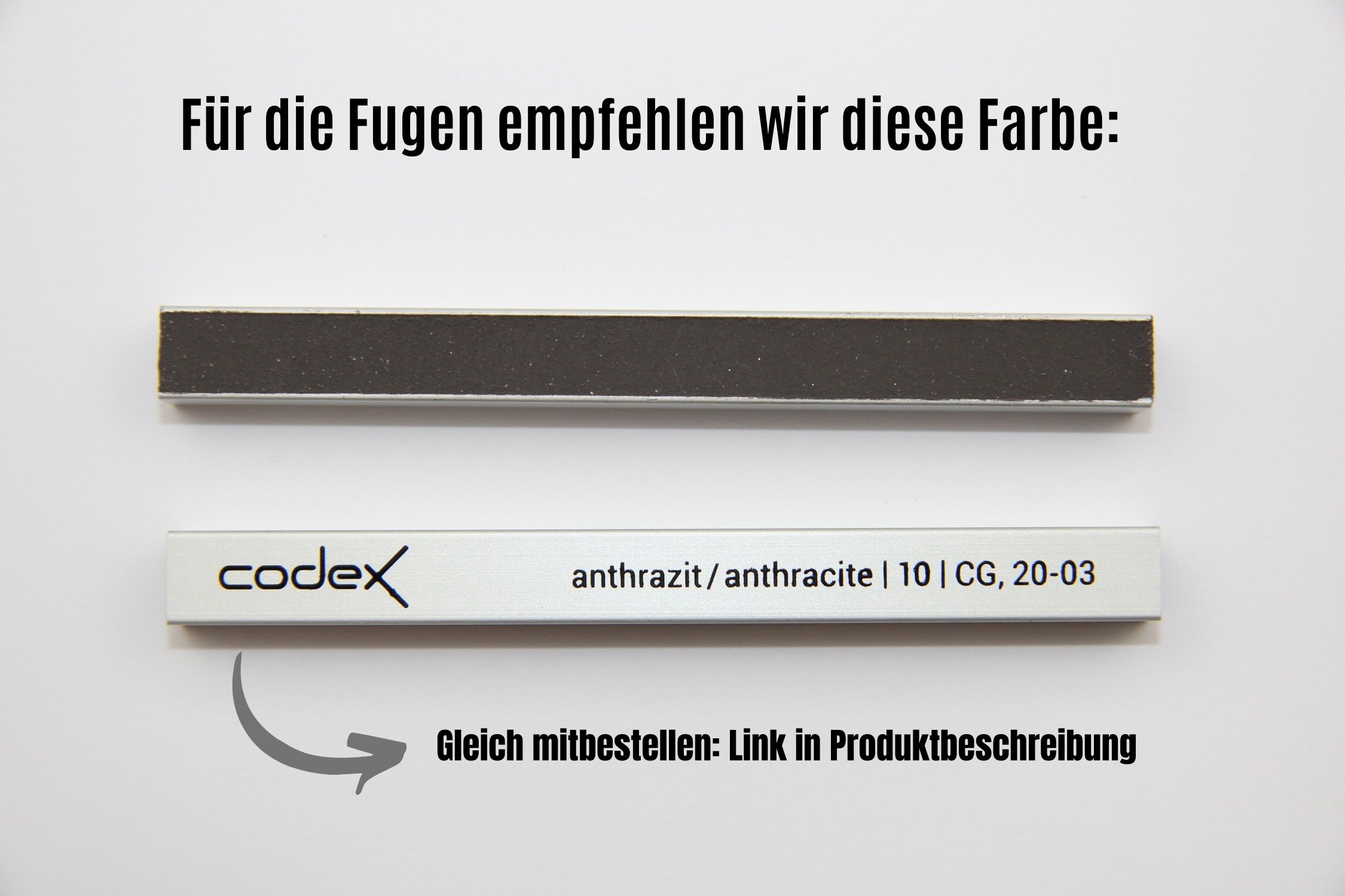 Fugenfarbe Anthrazit für Fliesen