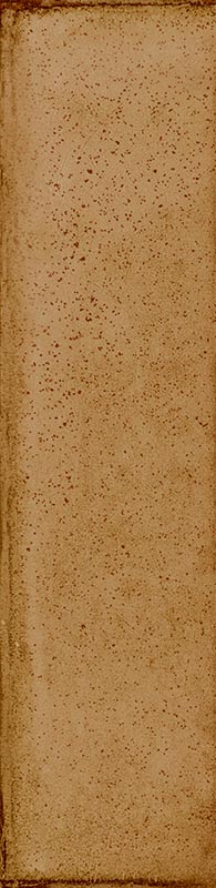 Fliese unregelmäßige Oberfläche 5x20 cm "Tetris Sienna" ockergelb glänzend