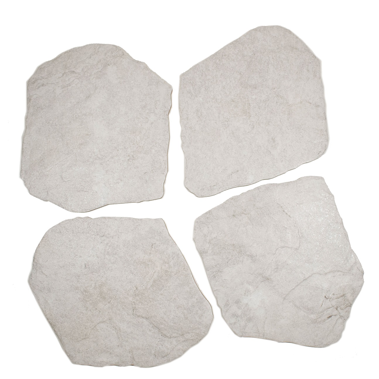 Polygonalplatten Feinsteinzeug weiß 28,5x33x1cm "Nazca White"
