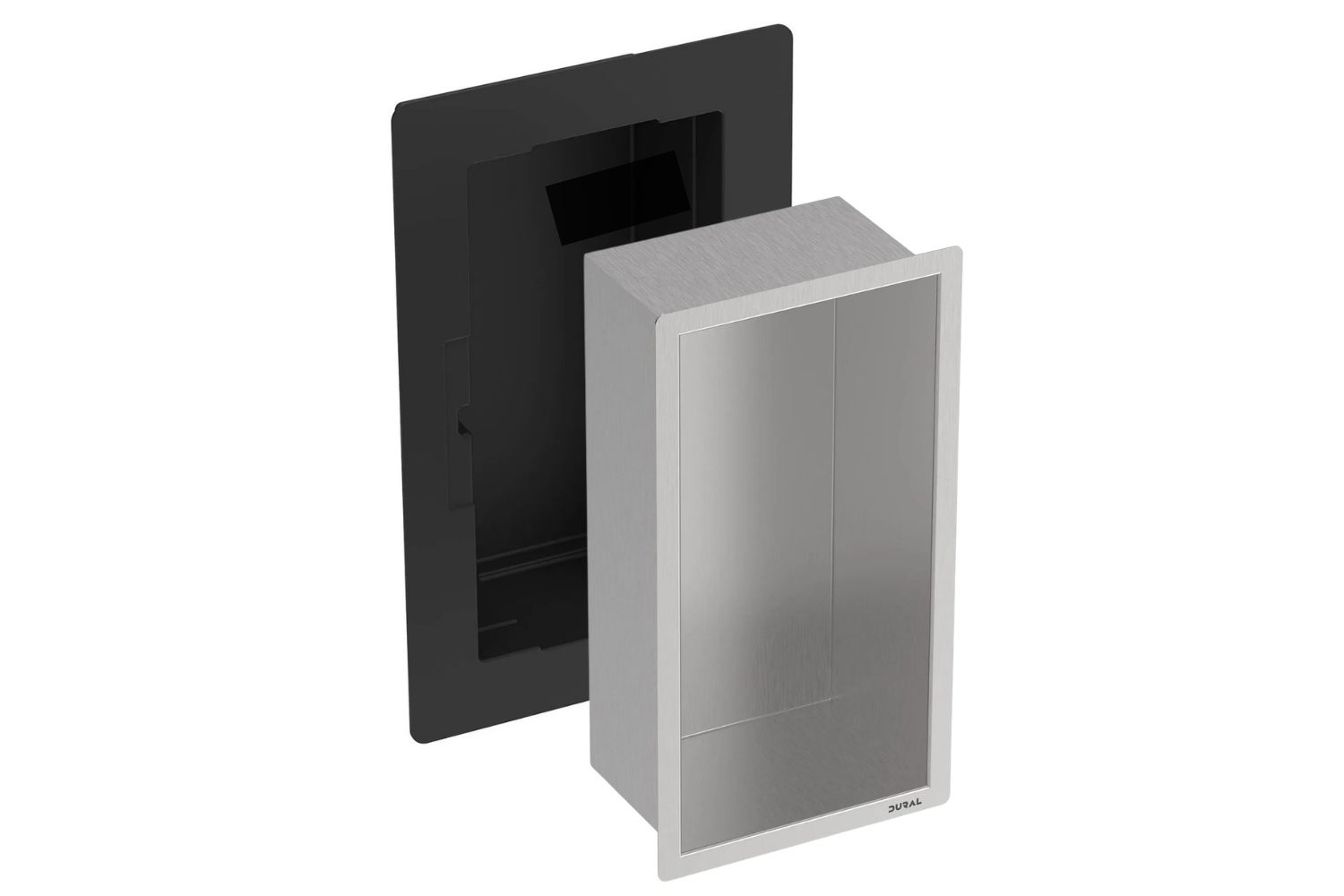 Dural Duschnische Edelstahl "DURANICHE pro" edelstahl gebürstet  - 15 × 30 × 10 cm