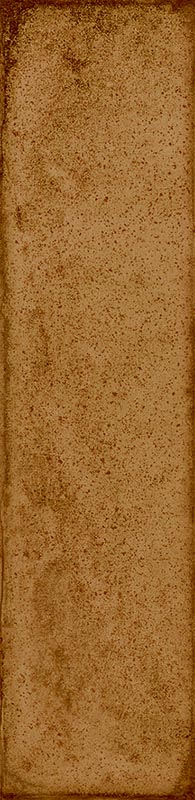 Fliese unregelmäßige Oberfläche 5x20 cm "Tetris Sienna" ockergelb glänzend