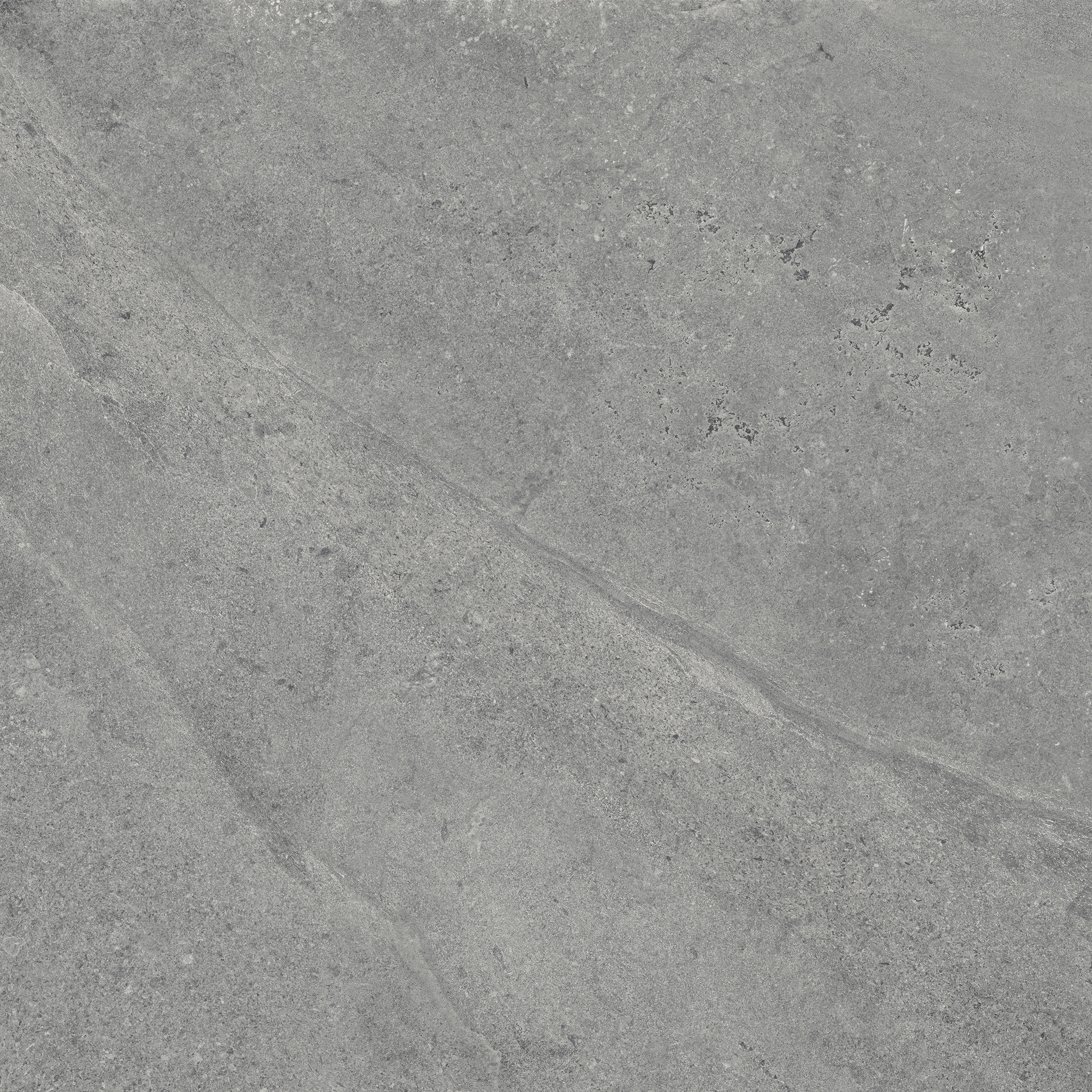 60x60 cm Fliese Natursteinoptik Sant Agostino Bergstone Dark Steinoptik grau