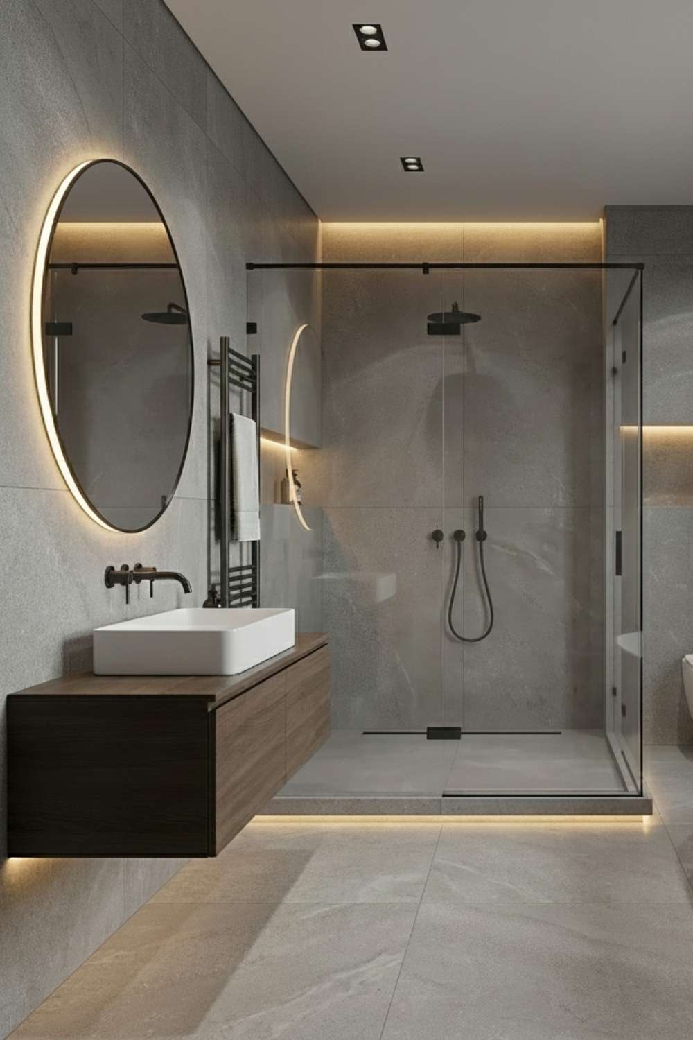 Fliese Steinoptik grau-braun "Alpine Taupe" Feinsteinzeug rektifiziert Ragno by Marazzi