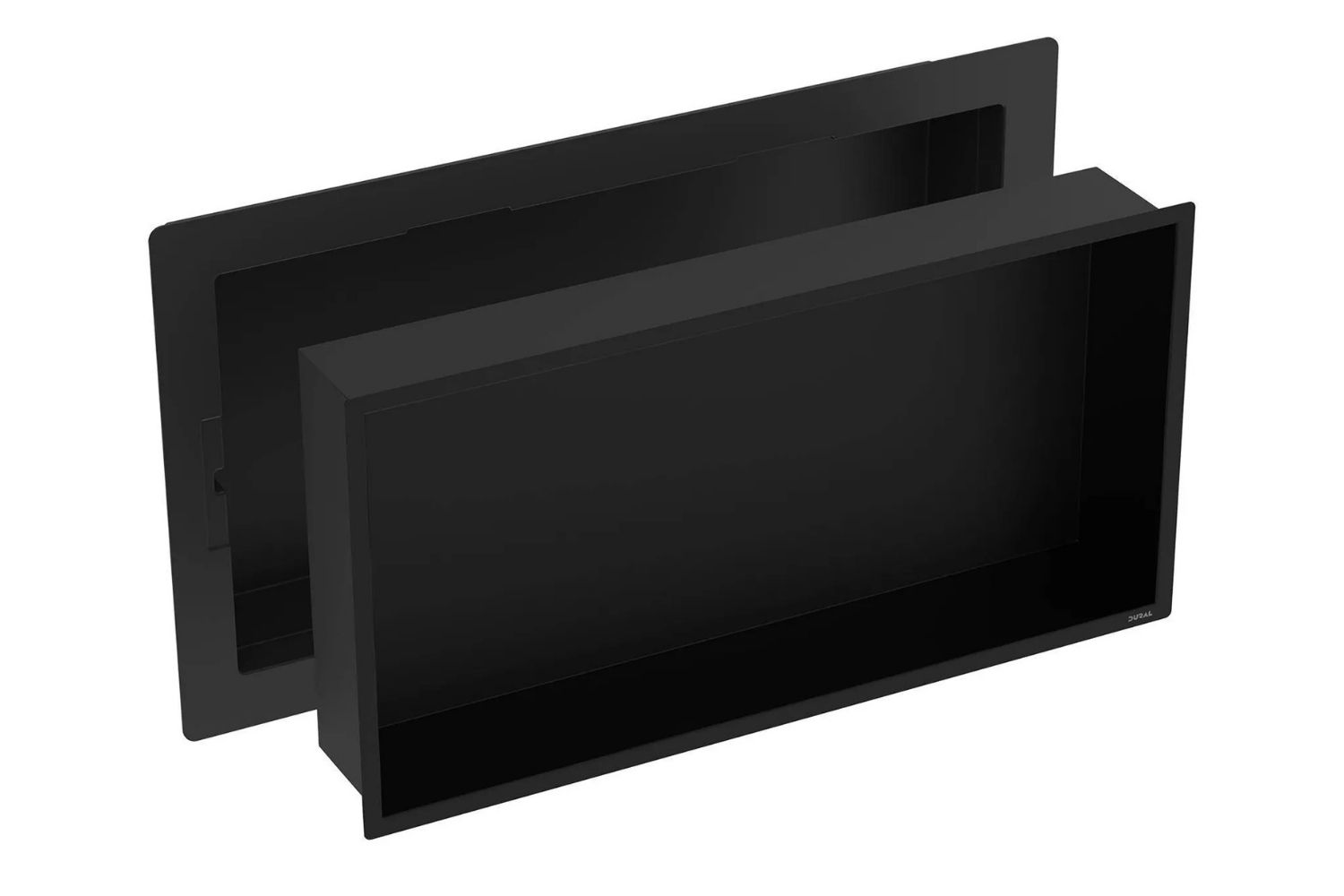 Dural Duschnische Edelstahl "DURANICHE pro" schwarz matt pulverbeschichtet  - 30 × 60 × 10 cm