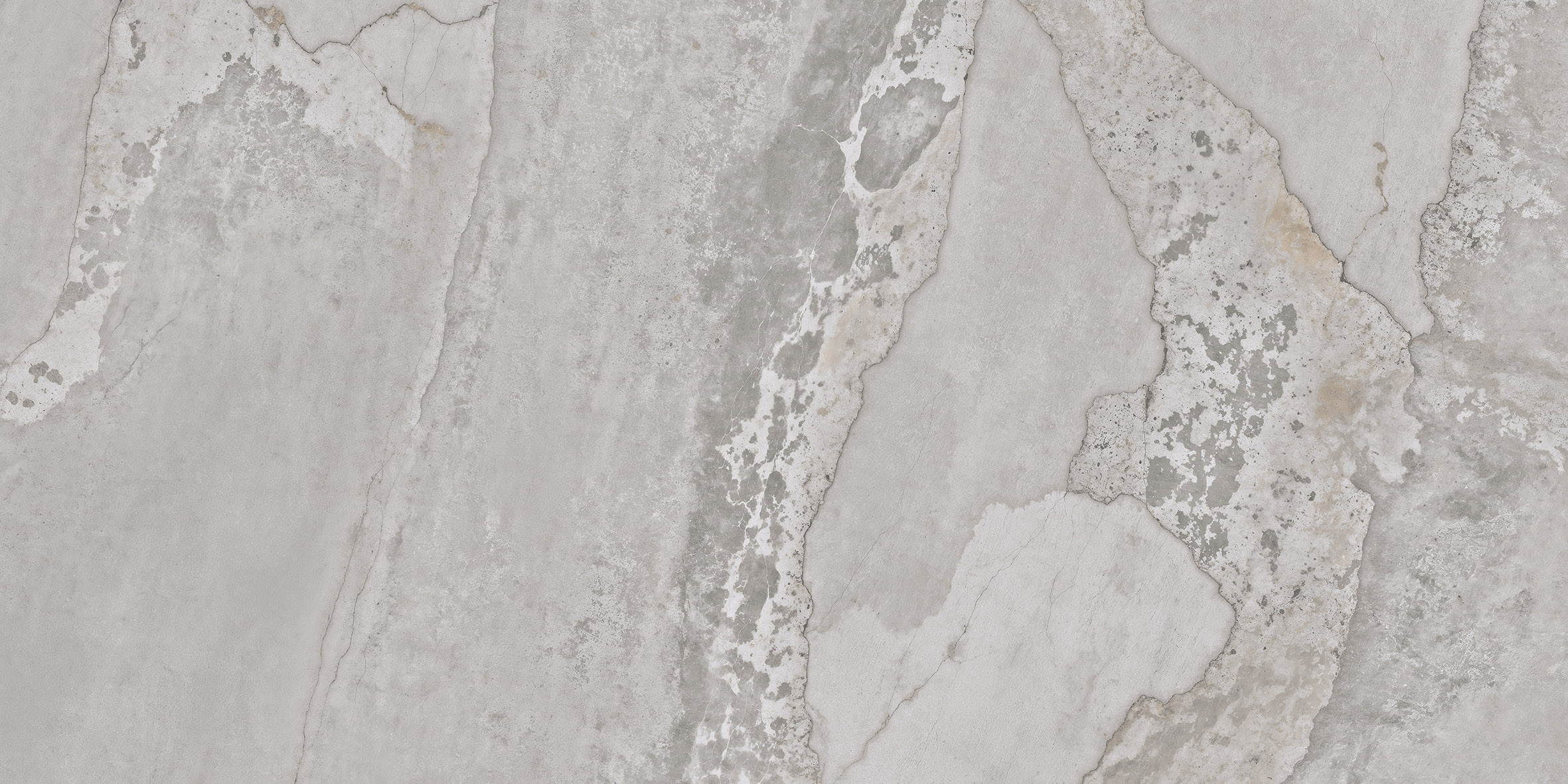 Fliese Metalloptik grau glänzend 60x120cm "Planet Grey" Feinsteinzeug rektifiziert