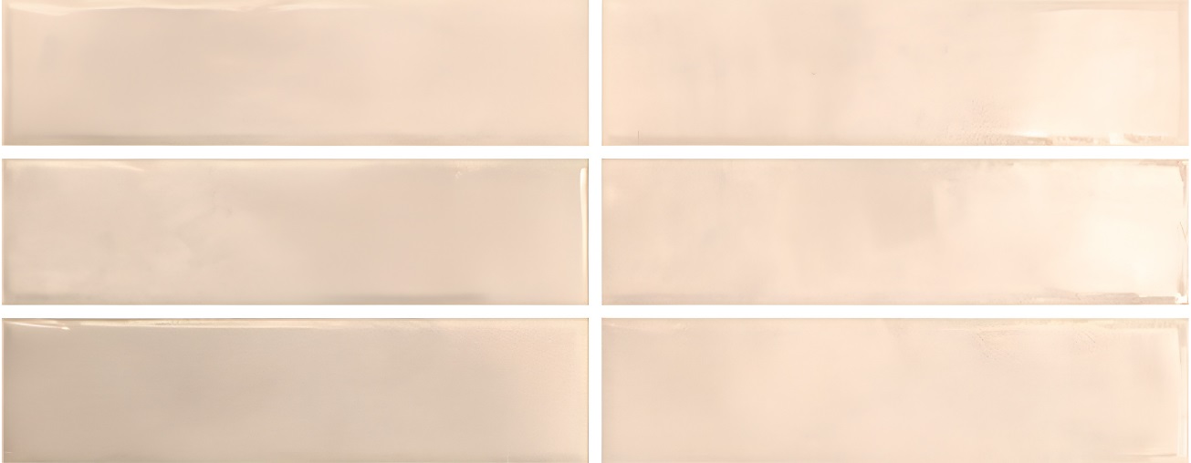 Restposten Zellige Fliesen 7,5x30 cm "Harlem Neutral" beige glänzend
