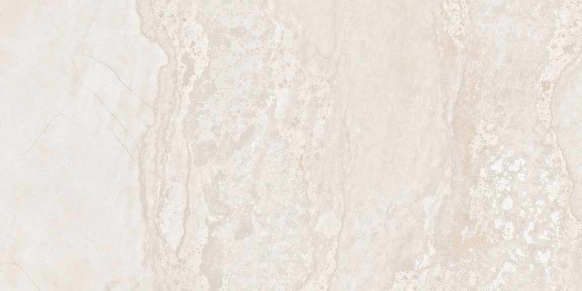 Fliese Metalloptik beige matt 60x120cm "Planet Cream" Feinsteinzeug rektifiziert - mit fühlbarer 3D-Struktur