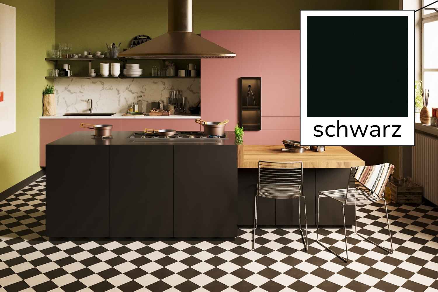 Fliese schwarz matt 20x20 cm Wand- & Bodenfliese glasiertes Feinsteinzeug