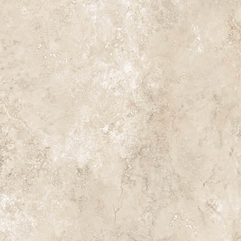 Monocibec Tradition Travertin 120x120 cm glänzend in beiger Natursteinoptik