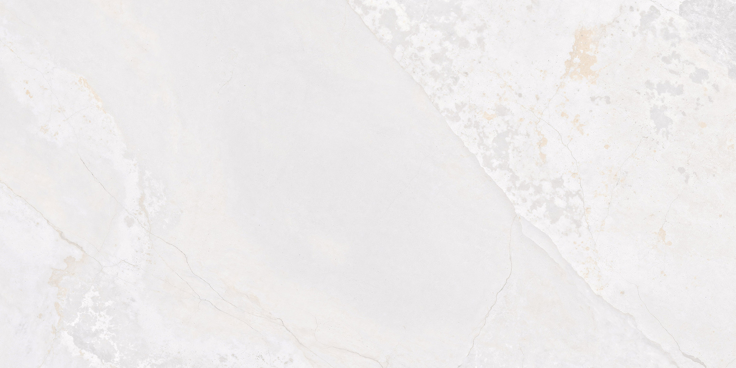 Fliese Metalloptik weiß glänzend 60x120cm "Planet White" Feinsteinzeug rektifiziert