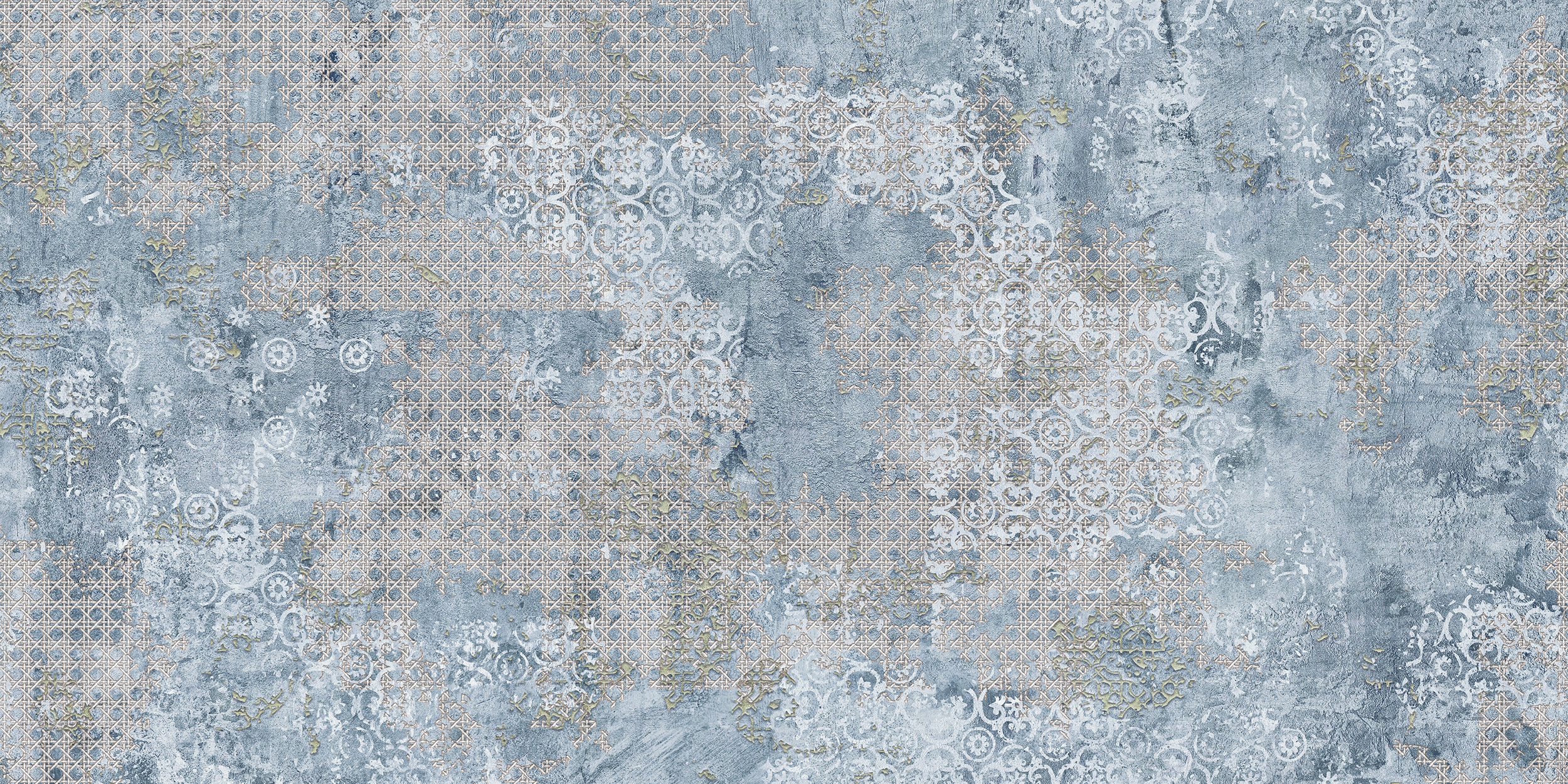 Aparici Fliese Teppichoptik Rug Blue Vintageoptik blau 50x100 cm Aparici Fliese Teppichoptik Rug Blue Vintageoptik blau 50x100 cm