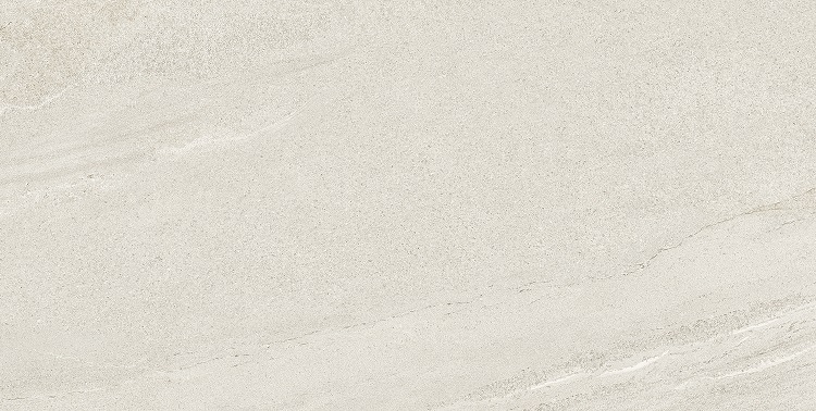 Fliese Sandstein-Optik weiß 60 x 120 cm "Eddystone Blanco" Feinsteinzeug rektifiziert