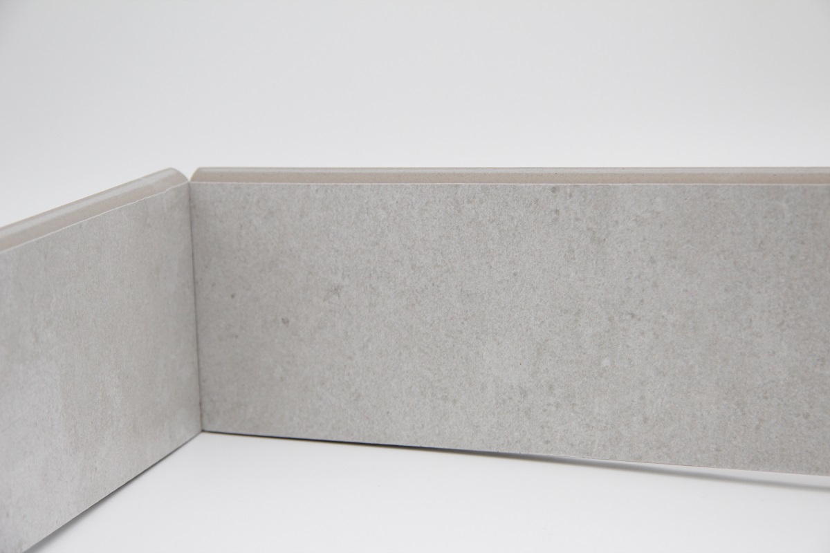 Fliesensockel Betonoptik 9x120 cm "Ground Arena" Zementoptik creme
