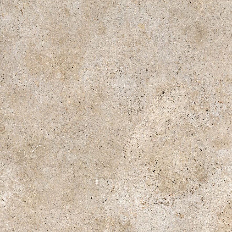 Fliese Natursteinoptik beige matt 90 x 90cm  "Petra Beige" Feinsteinzeug rektifiziert