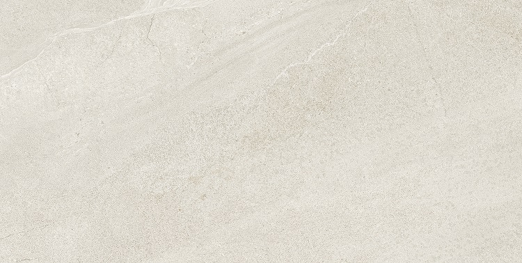 Fliese Sandstein-Optik weiß 60 x 120 cm "Eddystone Blanco" Feinsteinzeug rektifiziert