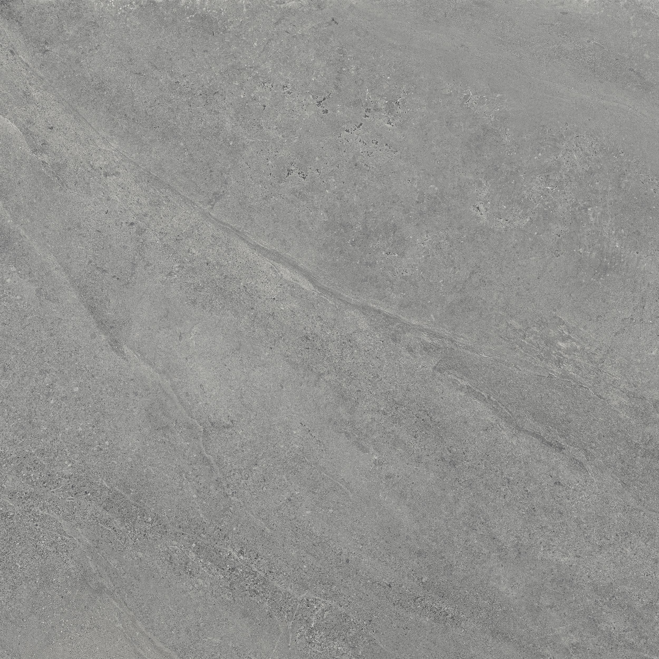 90x90 cm Fliese Natursteinoptik Sant Agostino Bergstone Dark Steinoptik grau