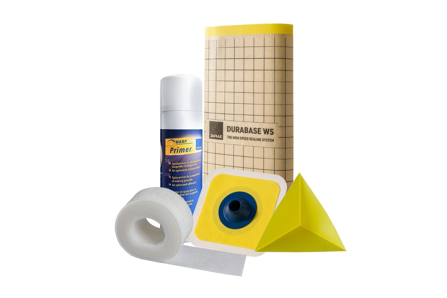 DURABASE WS WARPSEAL Starter-Set – Komplettset zur Abdichtung von Duschen