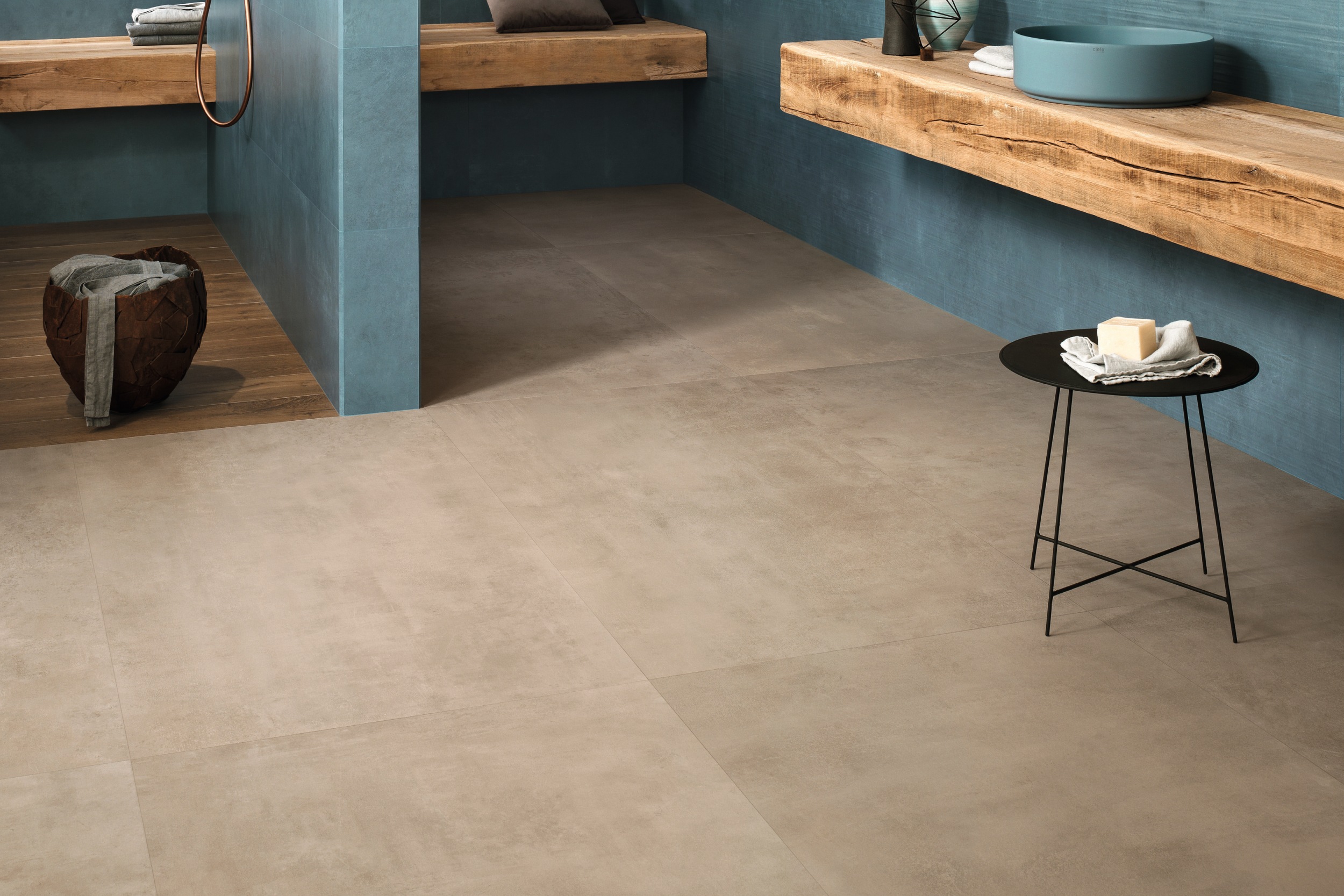 Atlas Concorde Boost Pro Clay braun im Badezimmer