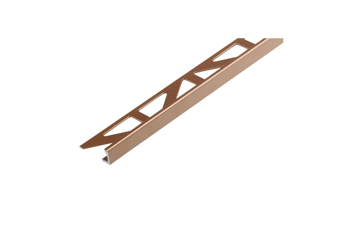 Dural Winkelprofil kupfer DUROSOL pulverbeschichtet Aluminium-Abschlussschiene 250 cm