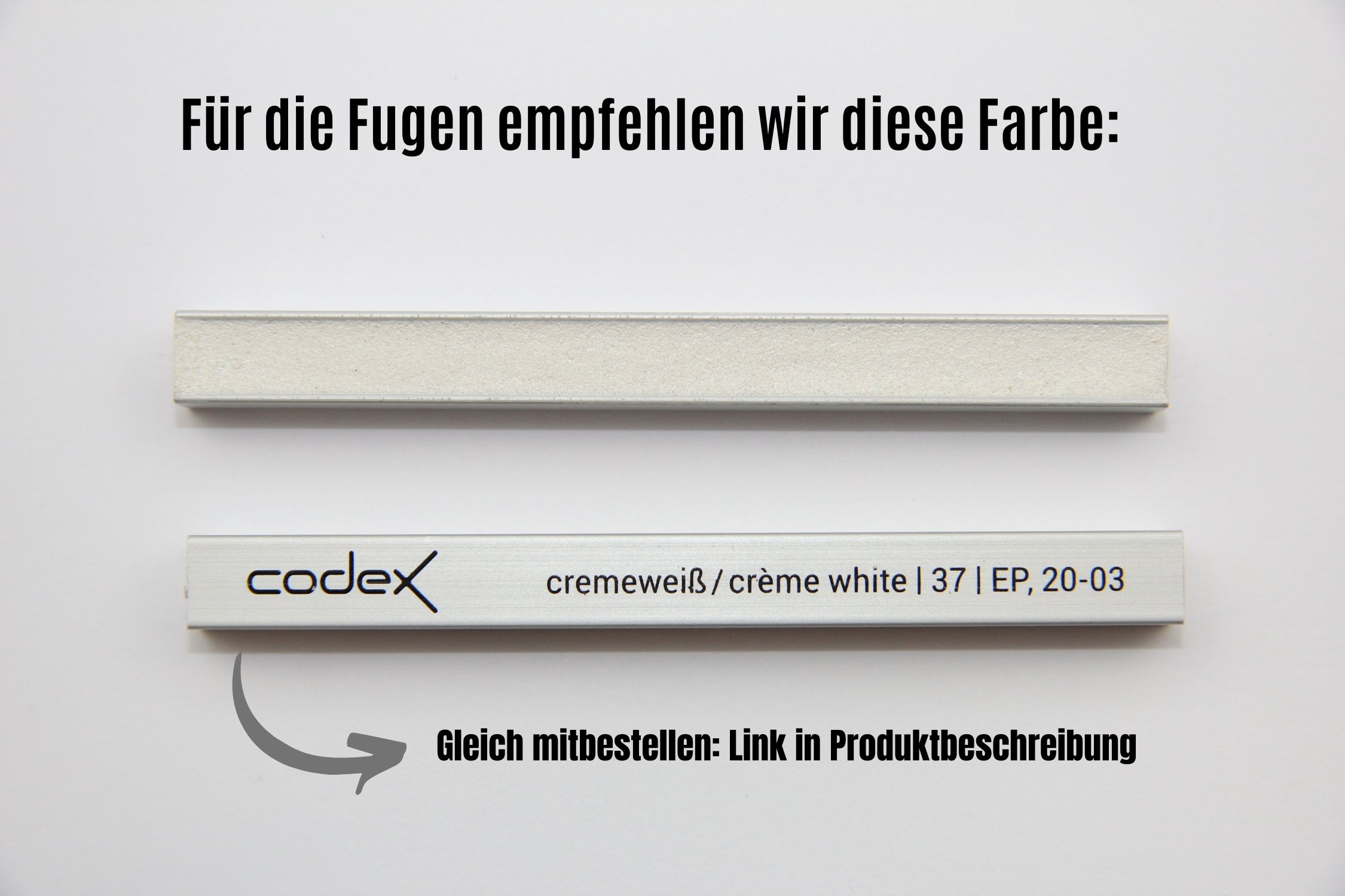 Fugenfarbe Cremeweiß für Fliesen