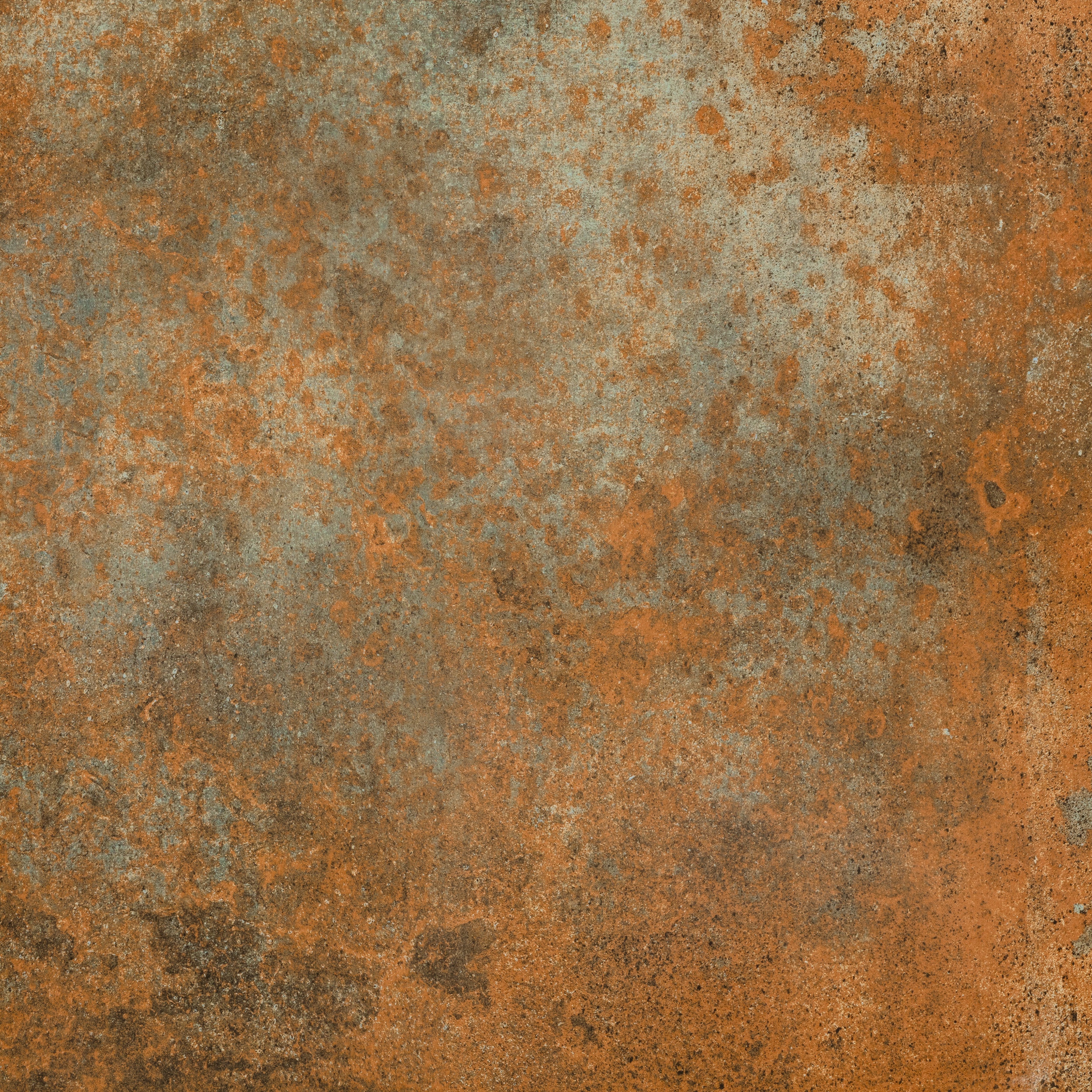 60x60 cm Fliese Metalloptik Serenissima Costruire Metallo Verde Bodenfliesen Wandfliesen Grünspan-Kupfer Rost