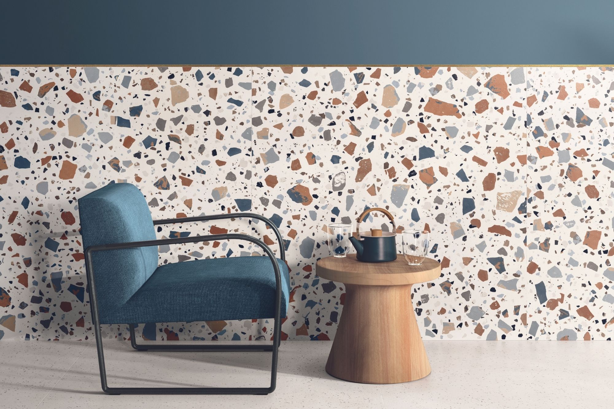 Fliese-Terrazzo-Optik-Dekorfliese-weiss-kalibriert-Deconcrete-Maxi-Deco-White5 Fliese Terrazzo-Optik Dekorfliese weiß kalibriert Deconcrete Maxi Deco White Sant Agostino