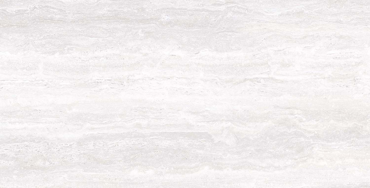 Travertin-Steinoptik weiß 60x120cm matt "Marvet White" Feinsteinzeug rektifiziert
