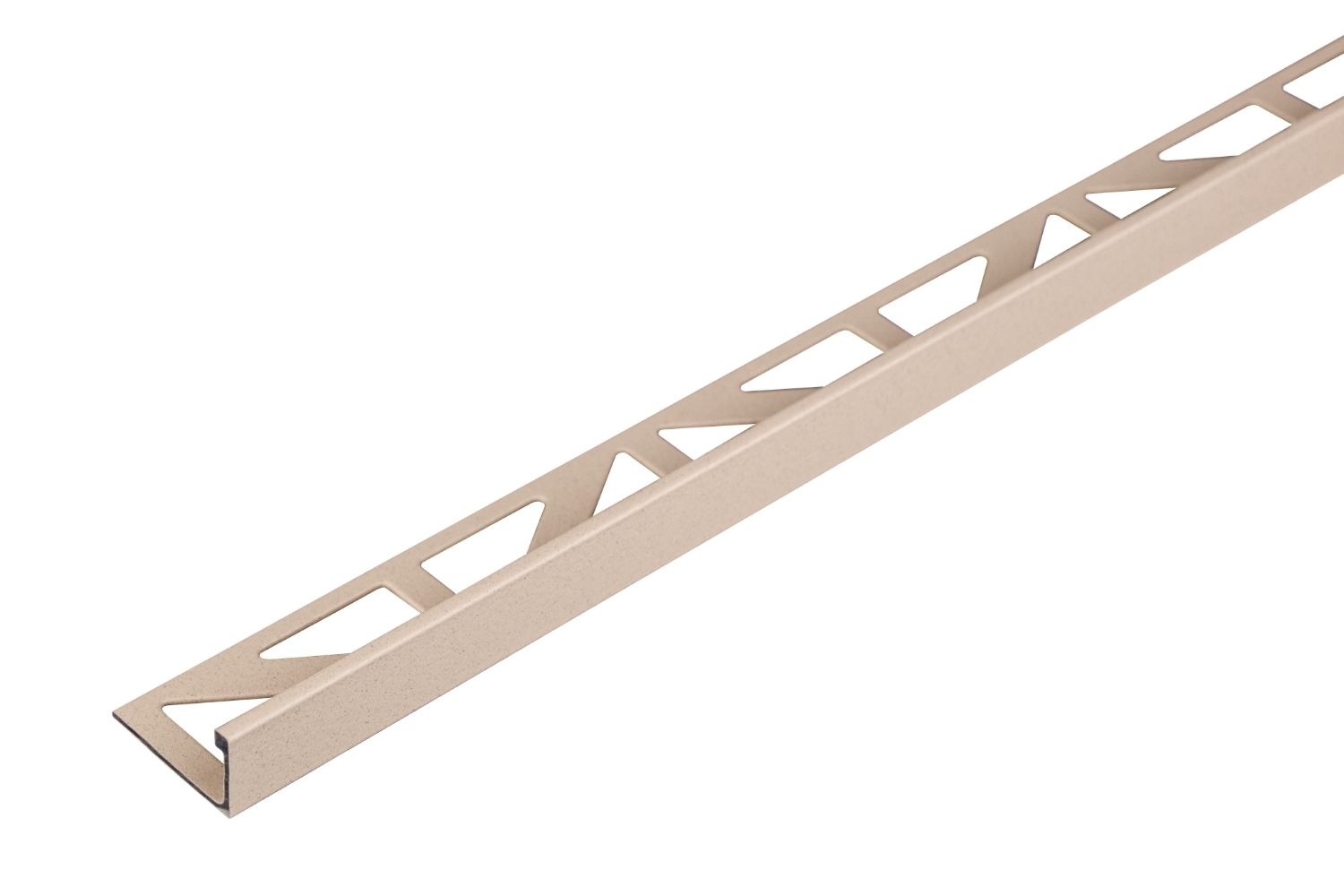 Dural Winkelprofil Sandstone DUROSOL ROCKS strukturbeschichtete Aluminium-Abschlussschiene 250 cm