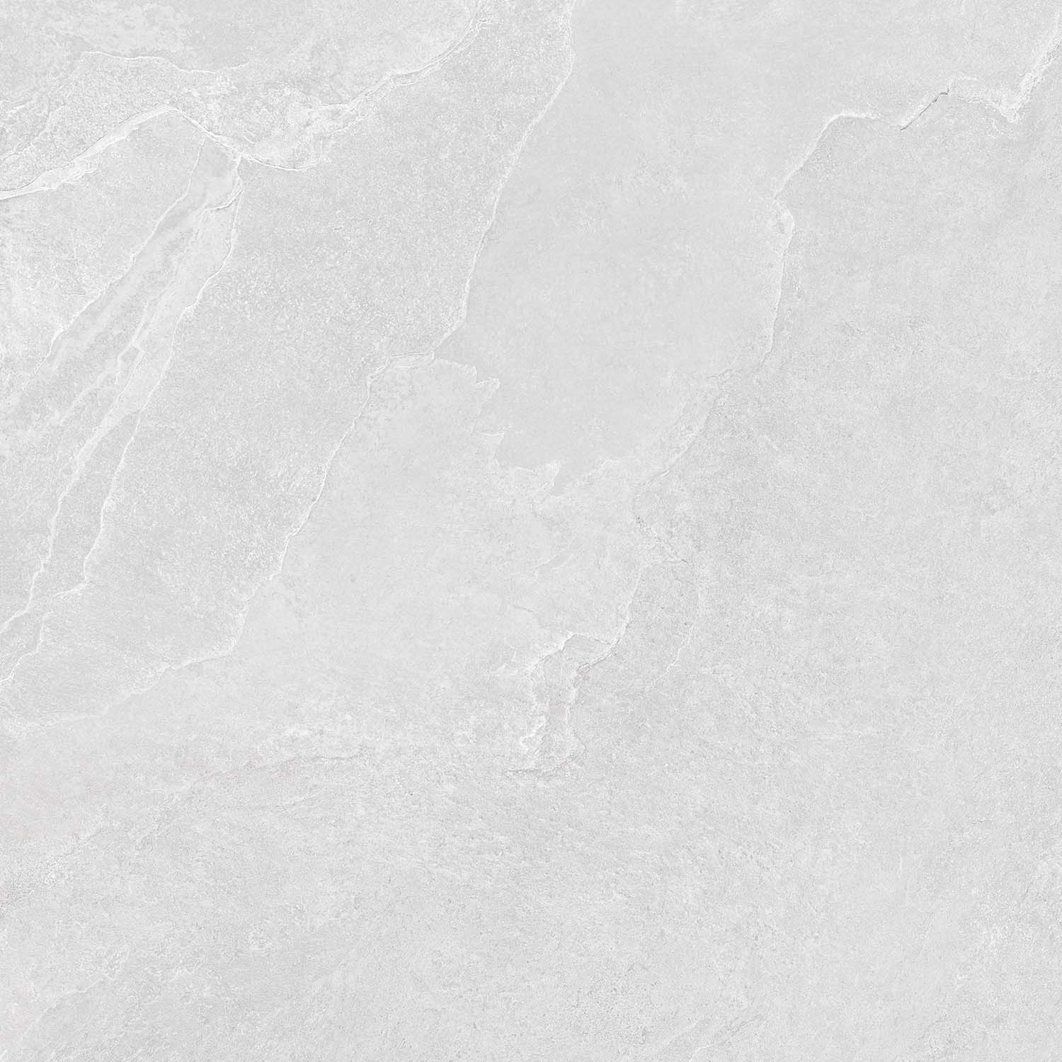 Fliese Schiefer-Steinoptik weiß "Ardesia White" rektifiziert 